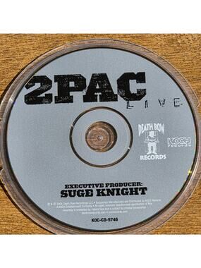 Vtg 2004 2PAC LIVE CD Hip Hop Rap TUPAC